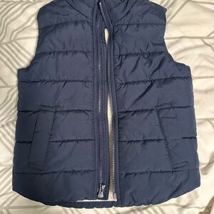 Kids Navy Blue Puffer Vest